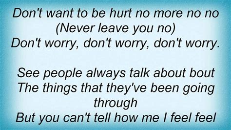 you don't have to worry lyrics kirk franklin